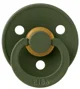 Suzeta rotunda din latex BIBS Hunter Green (6-18 luni) foto