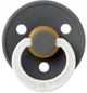 Suzeta rotunda din latex BIBS Glow Iron (6-18 luni) foto