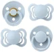 Set 4 suzete BIBS Try-it Collection Baby Blue (0-6 luni)