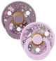 Set 2 suzete rotunde din latex BIBS LIBERTY Colour Chamomile Lawn - Violet Sky Mix (6-18 luni) foto