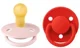 Набор из 2 круглых латексных пустышек BIBS De Lux Blossom/Candy Apple (0-6 мес.) foto