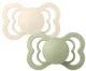 Set 2 suzete simetrice din latex BIBS Supreme Ivory/Sage (0-6 luni) foto