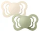 Set 2 suzete anatomice din latex BIBS Couture Ivory/Sage (0-6 luni) foto