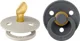 Set 2 suzete anatomice din latex BIBS Colour Sand/Iron (0-6 luni) foto