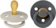 Set 2 suzete simetrice din latex BIBS Colour Sand/Iron (0-6 luni) foto