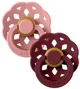 Набор из двух пустышек Bibs Boheme Dusty Pink/Elderberry (6-18 мес.) foto
