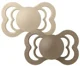 Set 2 suzete simetrice din latex BIBS Supreme Vanilla/Dark Oak (6-18 luni) foto