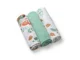 Pelinci de muselina super moale BabyOno Verde, 3 buc.