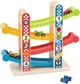 Мини-деревянная дорожка с игрушечными машинками Tooky Toy foto