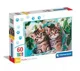 Puzzle Clementoni Pisici Adorabili, 60 el. foto