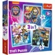 Puzzle Trefl 3 in 1 Patrula Catelusilor foto