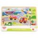 Puzzle din lemn Tooky Toy Automobile muzicale foto