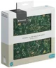 Двухслойное одеяло из муслина KikkaBoo Secret Garden Green, 100x100 см