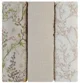 Pelinci de muselina KikkaBoo Secret Garden Beige, 75x75 cm, 3 buc.