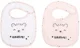 Set 2 bavete KikkaBoo Bear with me Pink foto