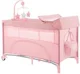 Patut pliabil cu 2 nivele KikkaBoo Nighty Night Pink