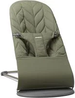 Кресло-шезлонг BabyBjorn Bliss Dark Green, хлопок