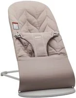 Кресло-шезлонг BabyBjorn Bliss Sand Grey, хлопок