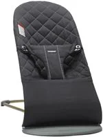 Кресло-шезлонг BabyBjorn Bliss Black, хлопок foto