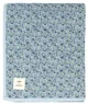 Patura matlasata BIBS Liberty Chamomile Lawn Baby Blue (85x110 cm)