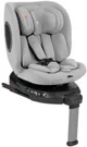 Вращающееся автокресло с изофиксом KikkaBoo i-Rove Light Grey, 40-150 см foto