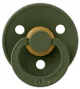 Suzeta rotunda din latex BIBS Hunter Green (18-36 luni) foto