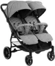 Carucior pentru gemeni KikkaBoo Happy 2 Light Grey foto