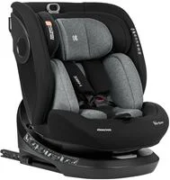 Вращающееся автокресло с изофиксом KikkaBoo i-Hike Dark Grey, 40-150 см