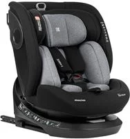 Scaun auto rotativ cu isofix KikkaBoo i-Hike Light Grey, 40-150 cm