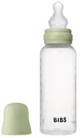 Biberon din plastic anticolici BIBS Sage cu tetina din silicon 3+ luni, 270 ml