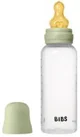 Biberon din plastic anticolici BIBS Sage cu tetina din latex 3+ luni, 270 ml