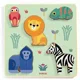 Puzzle din lemn Djeco Animalute in relief foto