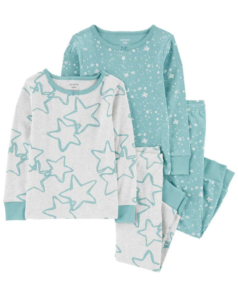 Carter's Set 2 pijamale Stelute foto
