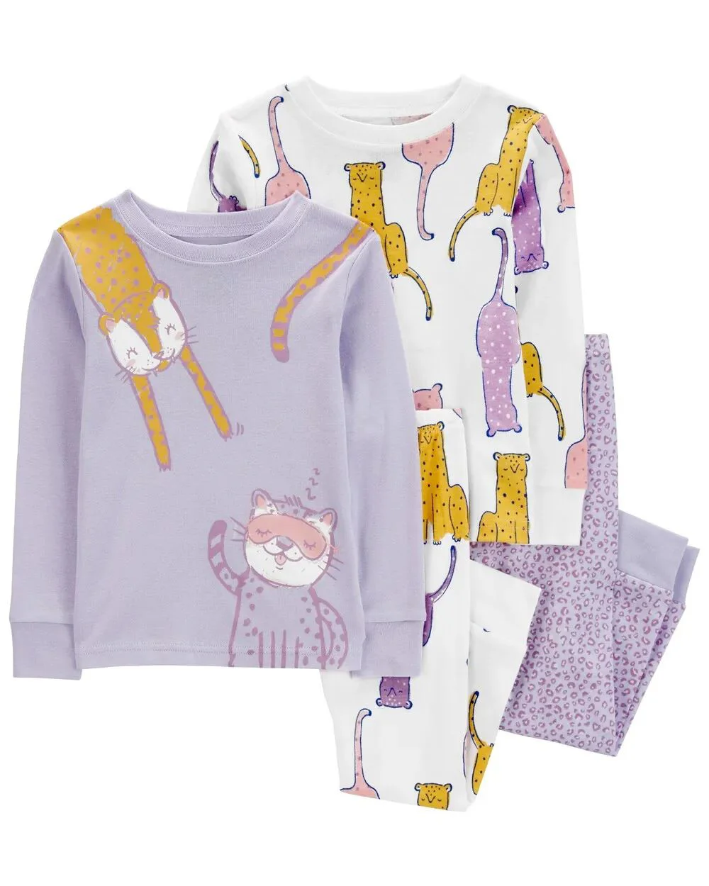 Carter's Set 2 pijamale Pisicute foto