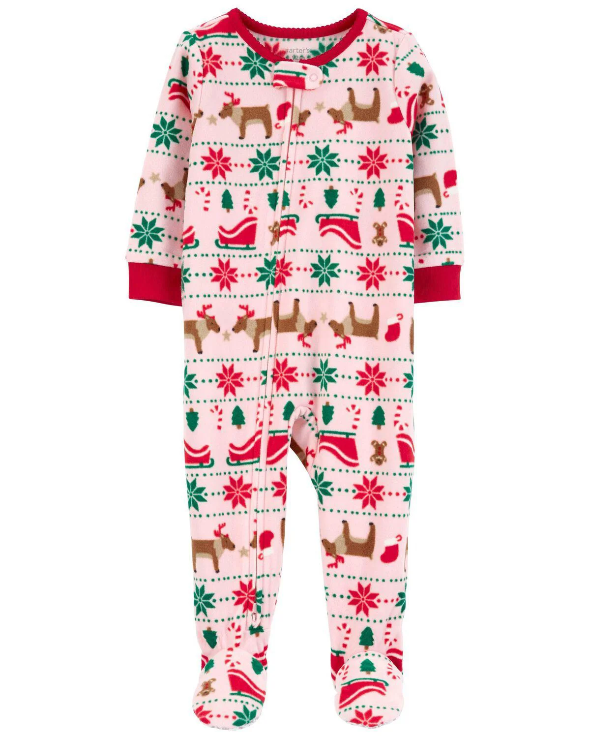 Carter's Pijama Fleece Fair Isle foto