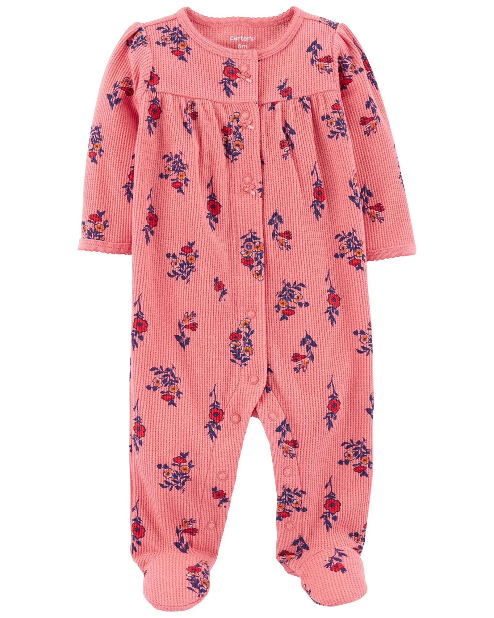 Carter's Pijama cu capse Flori foto