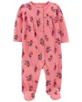 Carter's Pijama cu capse Flori foto