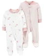 Carter's Set 2 pijamale cu fermoar reversibil foto