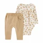 Carter's Set 2 piese bebe Pantaloni si body Leopard foto