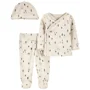Carter's Set 3 piese - pantaloni, bluza si caciulita foto