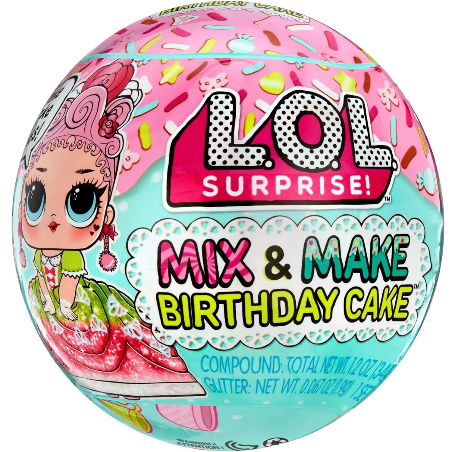 Papusa L.O.L. SURPRISE! seria Mix&Make Birthday Cake