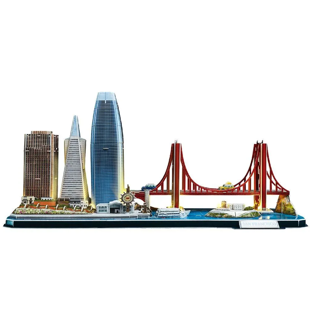 image for 3D пазл San Francisco с подсветкой, 90 эл. foto