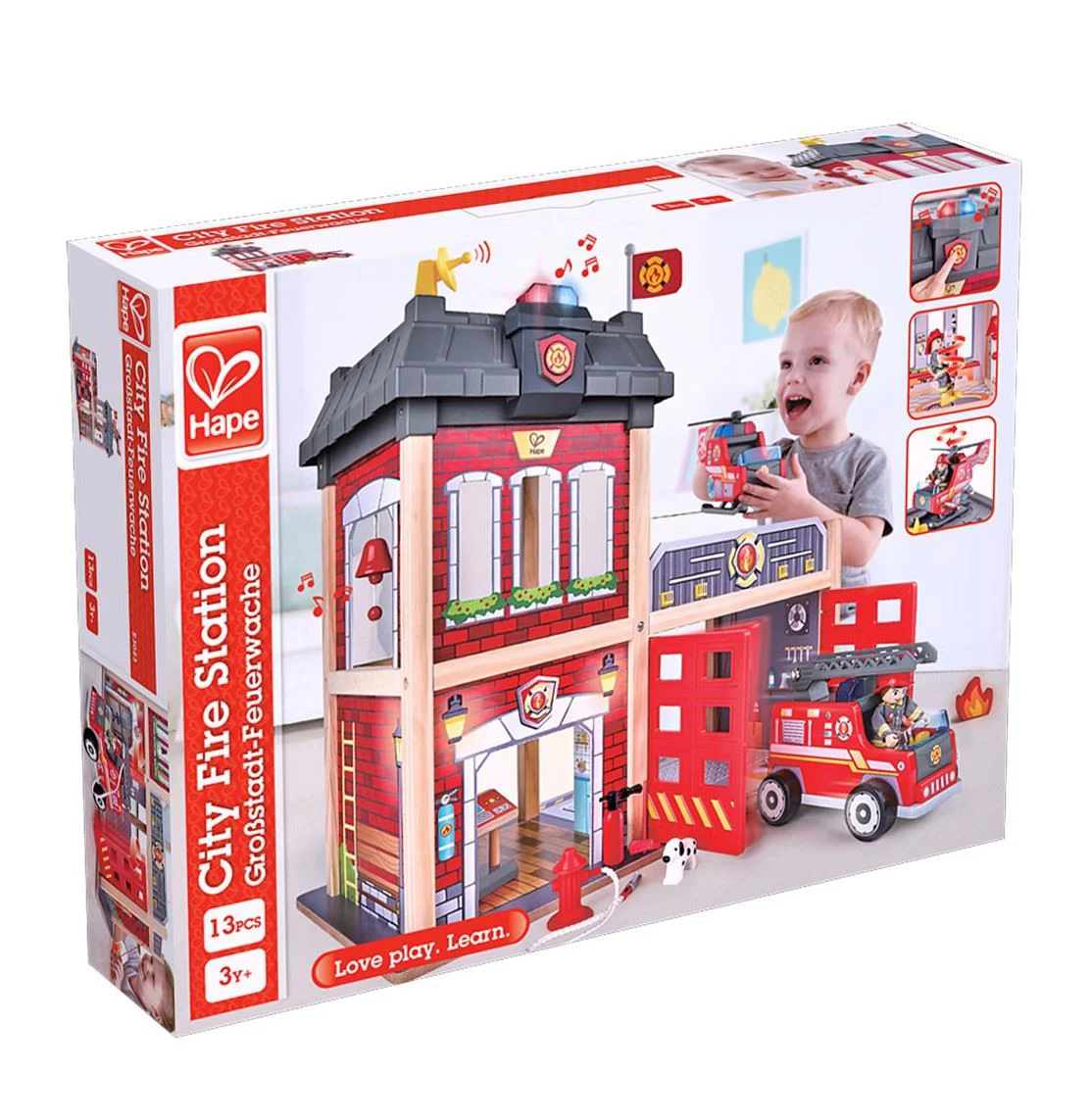 image for Set Hape Statie de Pompieri foto