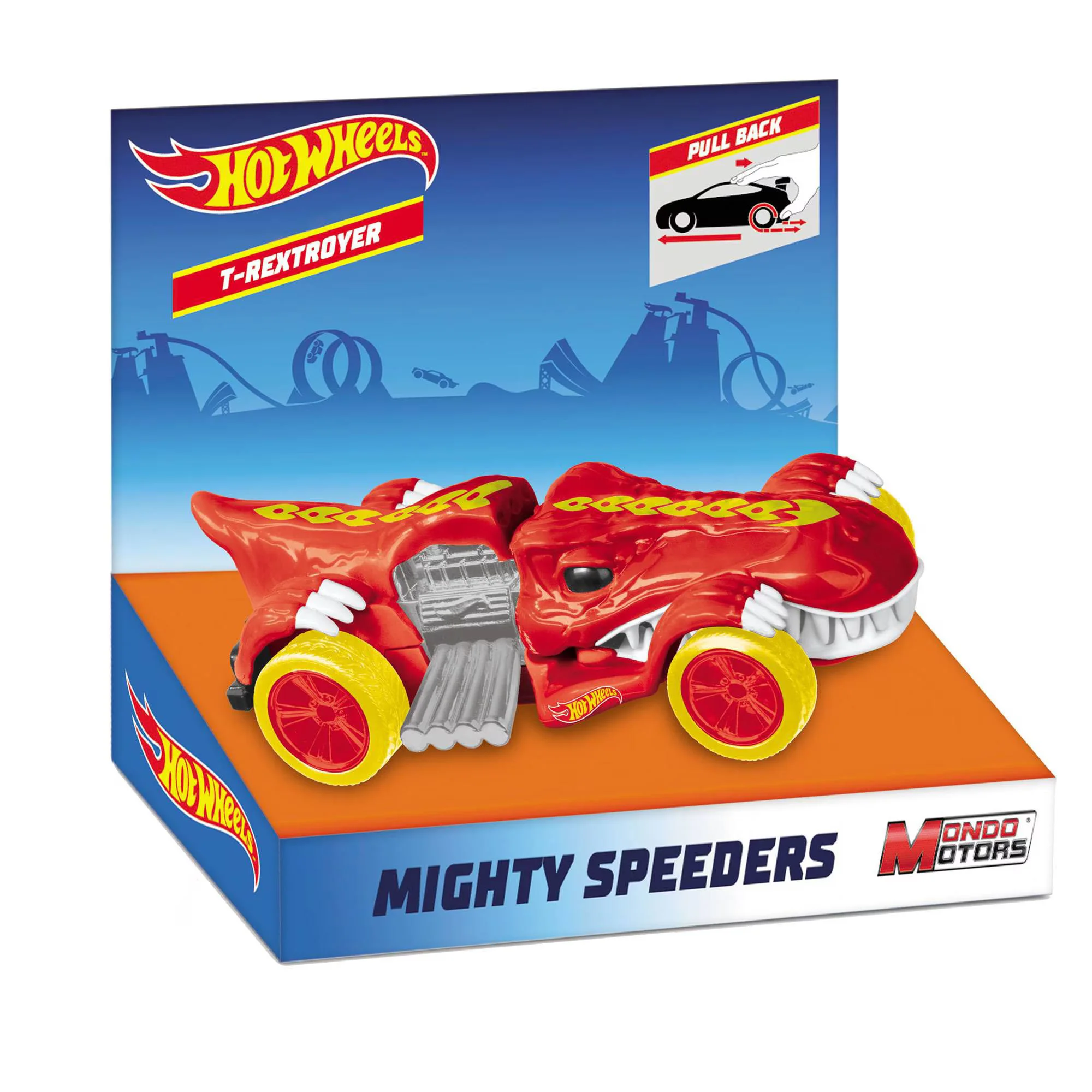 Mașinuța Hot Wheels - T Rextroyer Rosu foto