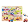 Деревянный пазл Tooky Toy Транспорт, 10 эл.