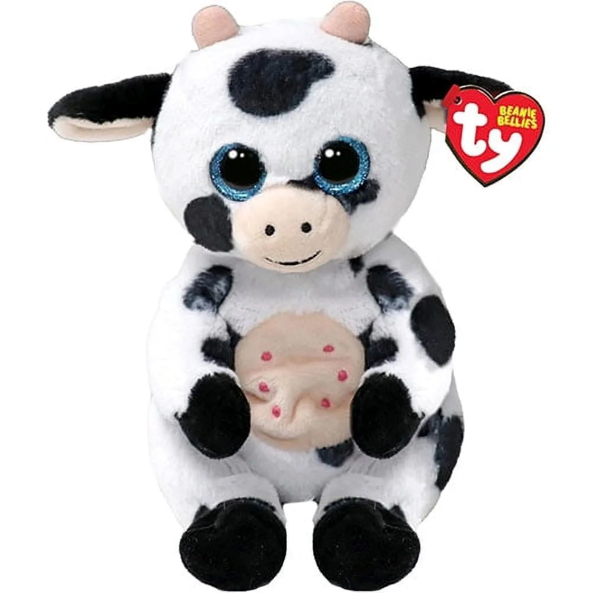 Jucarie de plus TY Vacuta HERDLY  (Beanie Babies), 20 cm foto