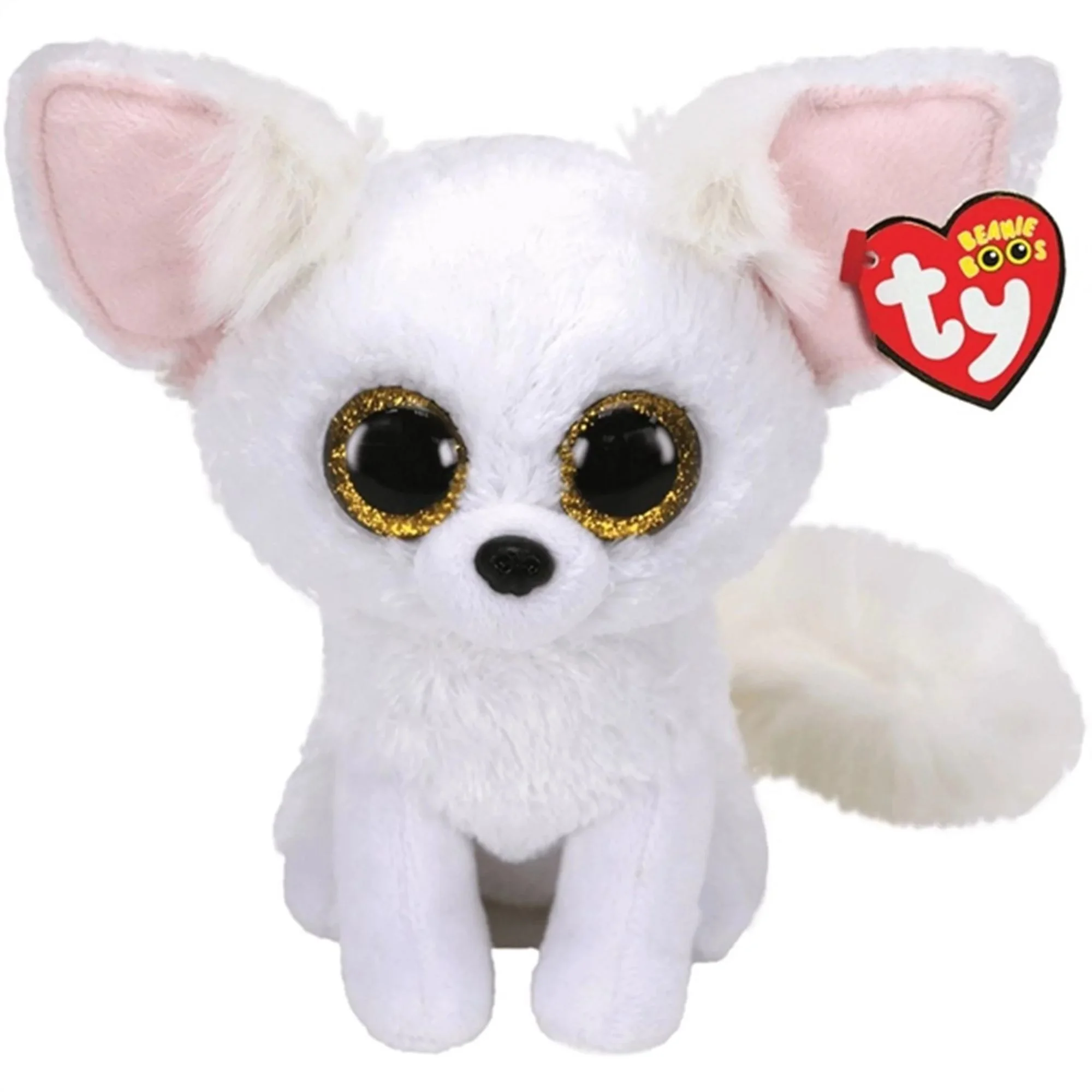 Jucarie de plus TY Vulpe polara Phoenix, 15 cm foto