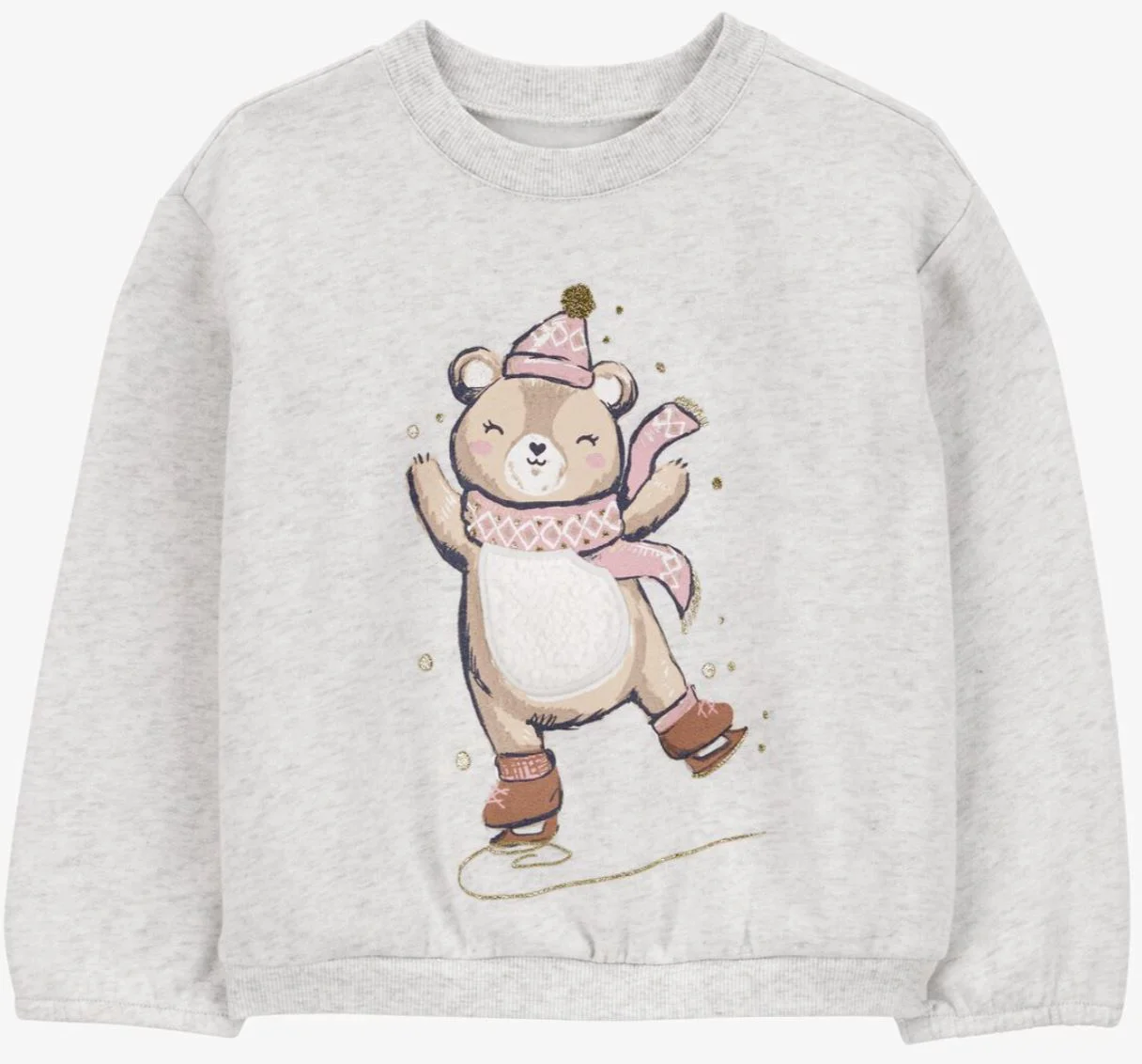 Carter's Hanorac din fleece Ice Skating Bear