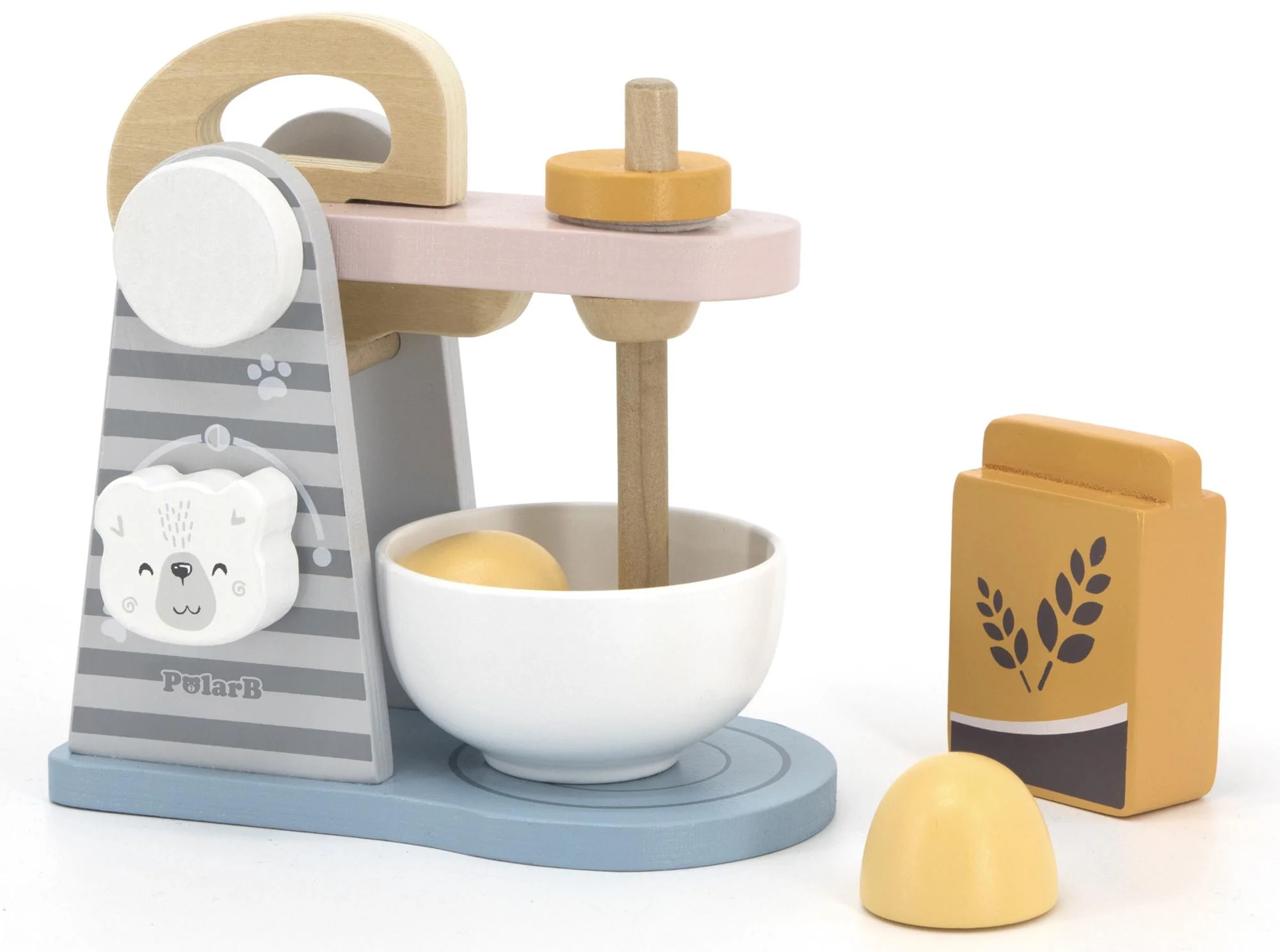 image for Joc din lemn Viga Toys Mixer, 4 piese foto