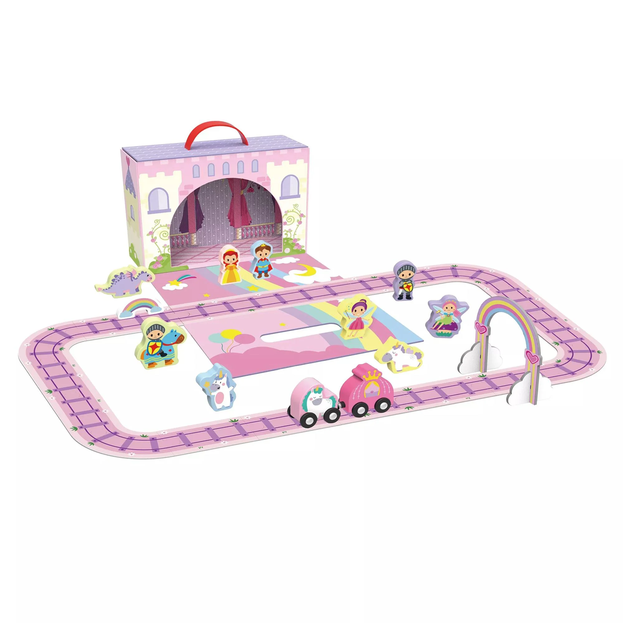 Set de joc din lemn Tooky Toy Castelul printesei foto